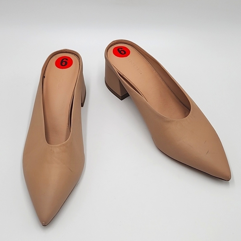 Vince Tan Mules